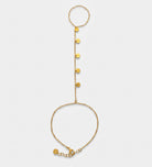 Disc Trail Hand Chain in Gold - Ash & Harry