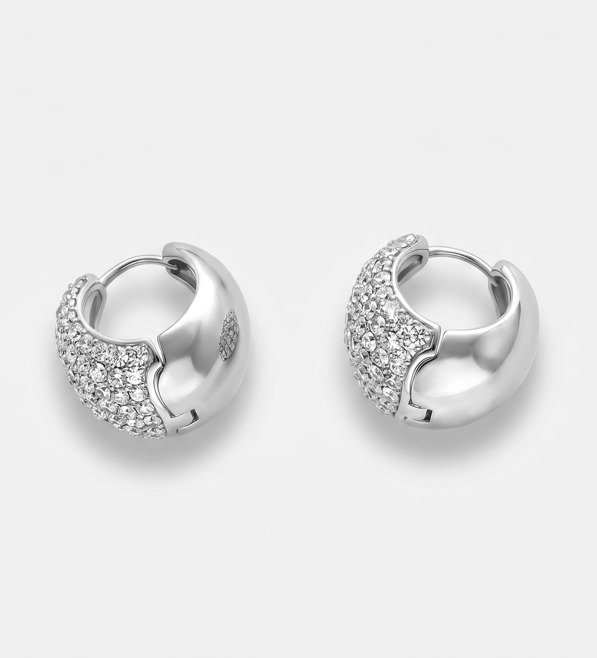 Disco Ball Earrings With High Quality Simulated Diamonds - Ash & Harry