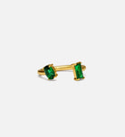 Dual Emerald Ring