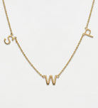 Eden Initial Necklace in 18K Gold Plating on 925 Silver - Ash & Harry