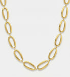 Ellipse Link Chain in Gold - Ash & Harry