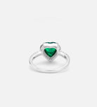 Emerald Heart Majesty Ring