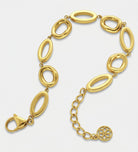 Fluid Pebble Bracelet in Gold - Ash & Harry