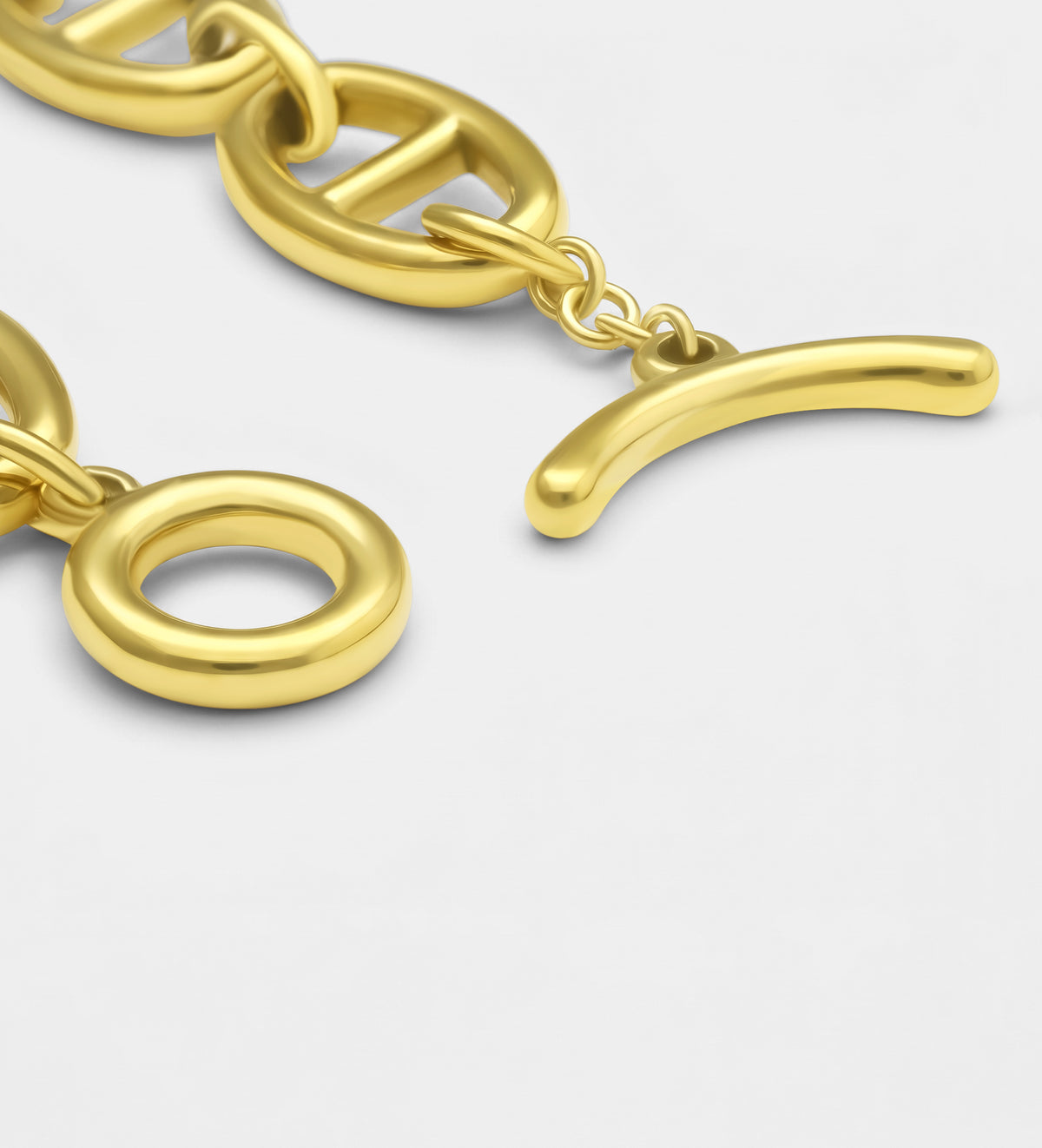 Gateway Chain Bracelet in Gold - Ash & Harry