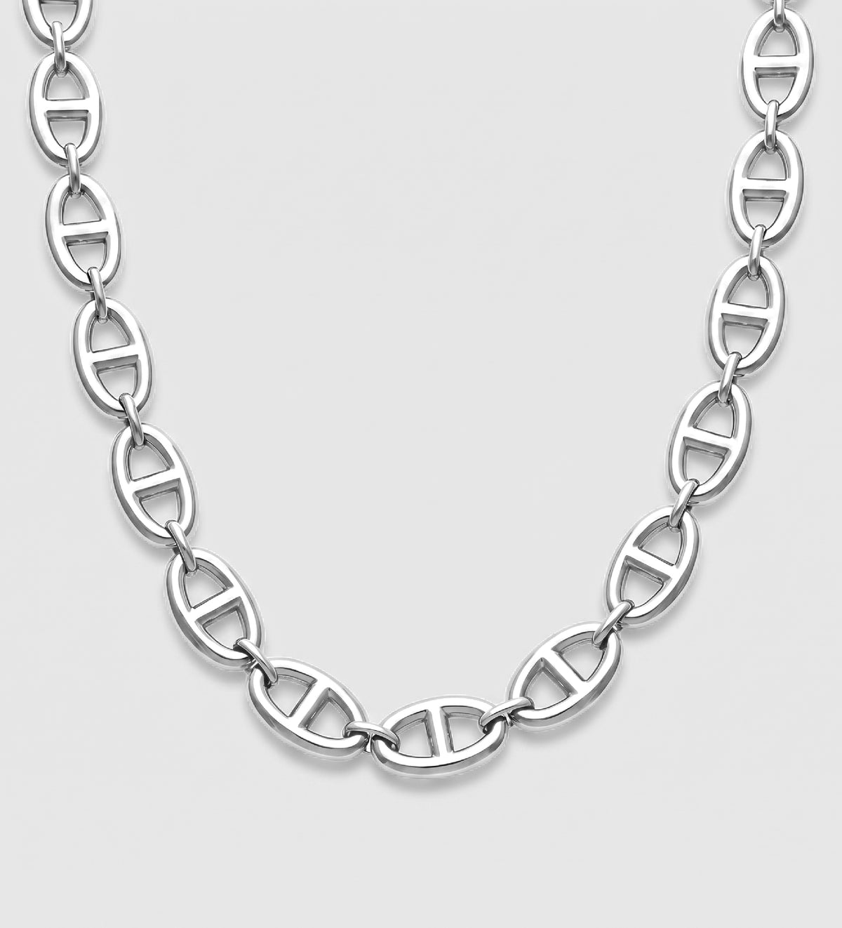 Gateway Chain Necklace in Silver - Ash & Harry