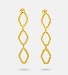 Geo Drop Earrings in Gold - Ash & Harry
