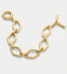 Geo Toggle Bracelet in Gold - Ash & Harry