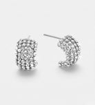 Glitter Dome Studs With High Quality Simulated Diamonds - Ash & Harry