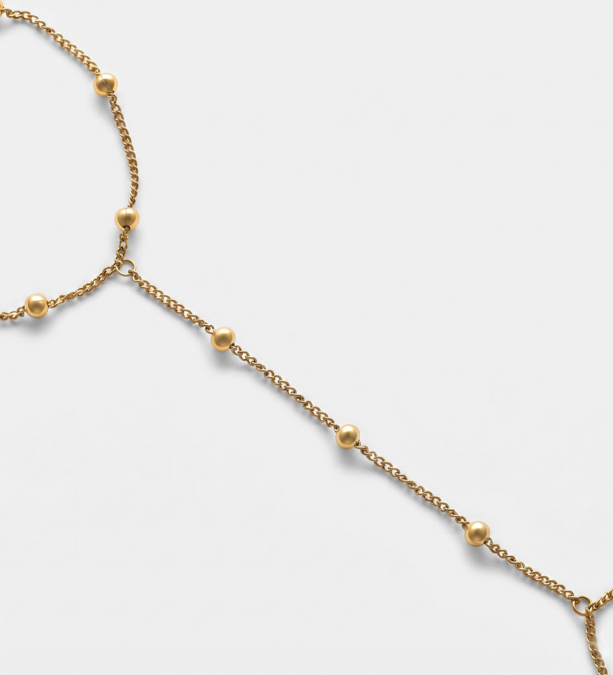 Golden Orb Hand Chain - Ash & Harry