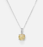 Golden Regent Cushion Cut Pendant