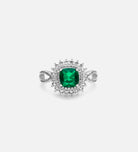 Imperial Emerald Crown Ring