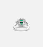 Imperial Emerald Crown Ring