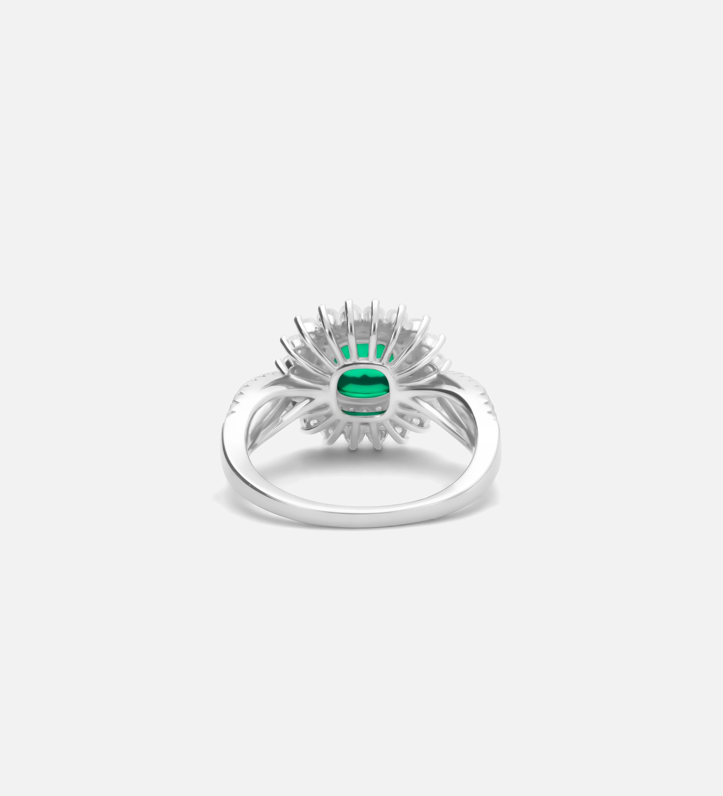 Imperial Emerald Crown Ring