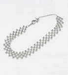 Italian Mesh Chain Bracelet in Rhodium Plating on 925 Silver - Ash & Harry