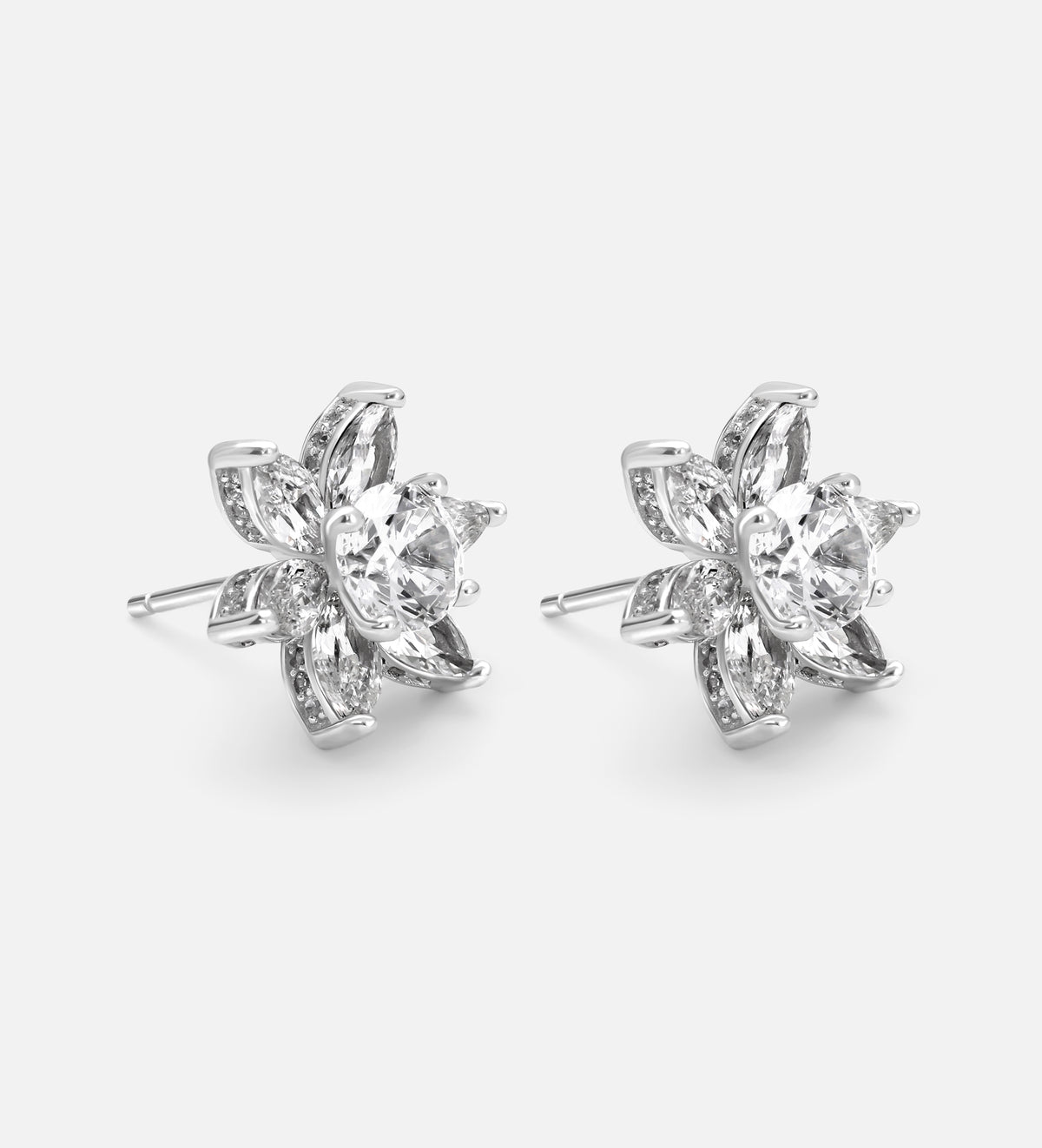 Lotus Cluster Full Set in Silver - 2 Items - Ash & Harry