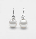 Luminous Pearl Drops With Pearl and High Quality Simulated Diamonds - Ash & Harry