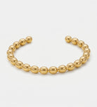Modern Beaded Gold Cuff - Ash & Harry