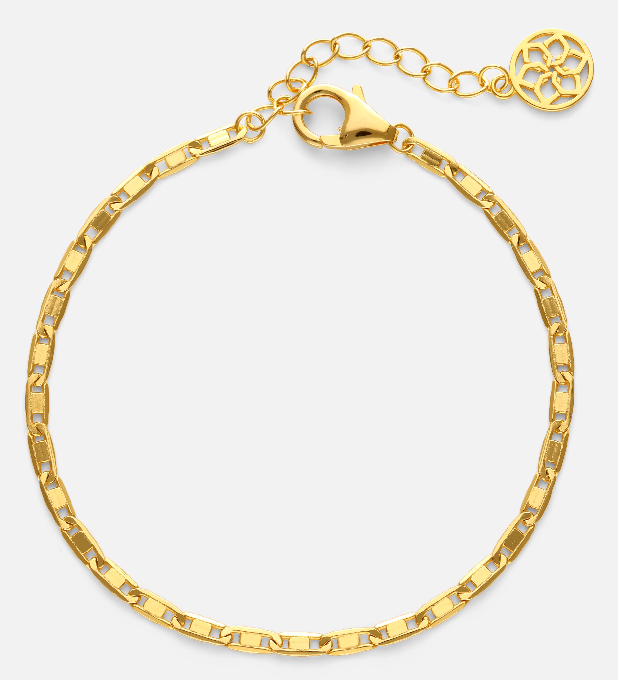 Anchor Chain Bracelet in Gold