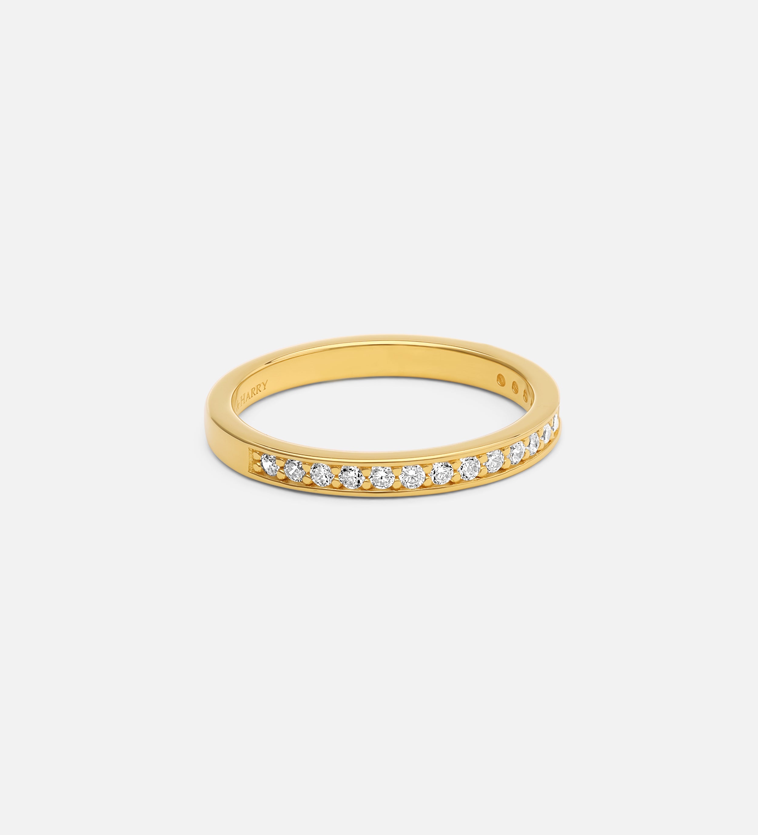 Half Infinity Band in Gold