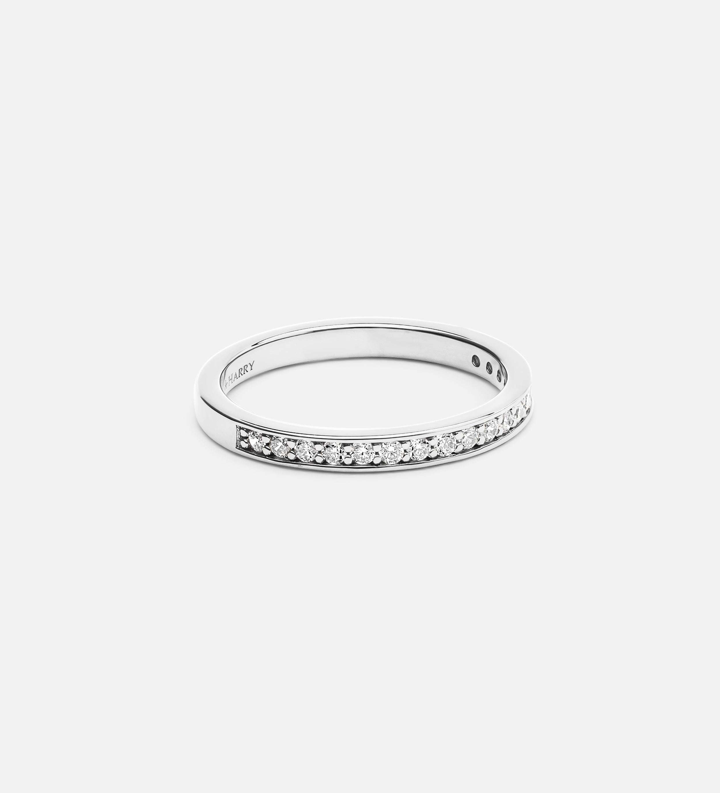 Half Infinity Band in Silver