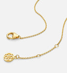 Mini Infinity Pave Necklace in Gold