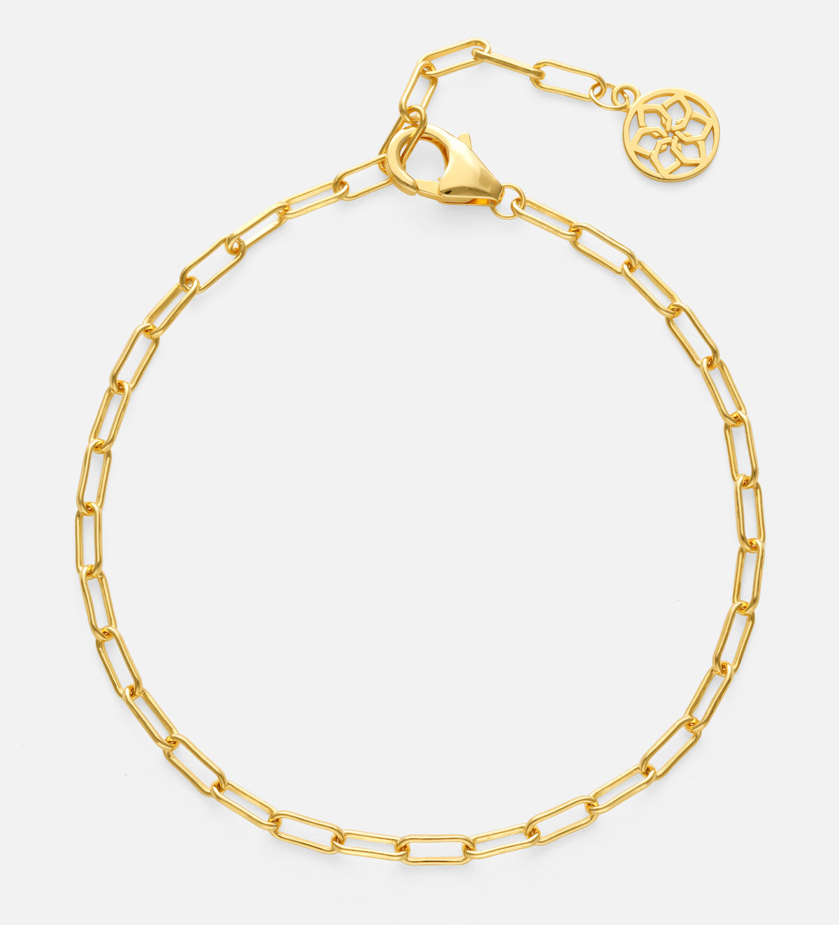 Paperclip Bracelet in 18k Gold Plating on 925 Silver - Ash & Harry