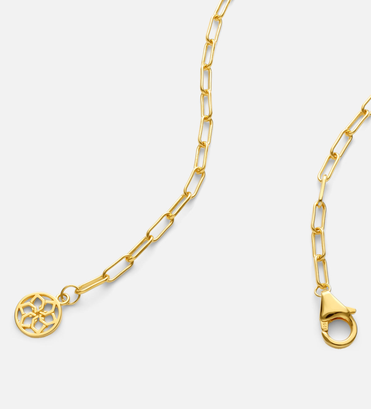 Paperclip Bracelet in 18k Gold Plating on 925 Silver - Ash & Harry