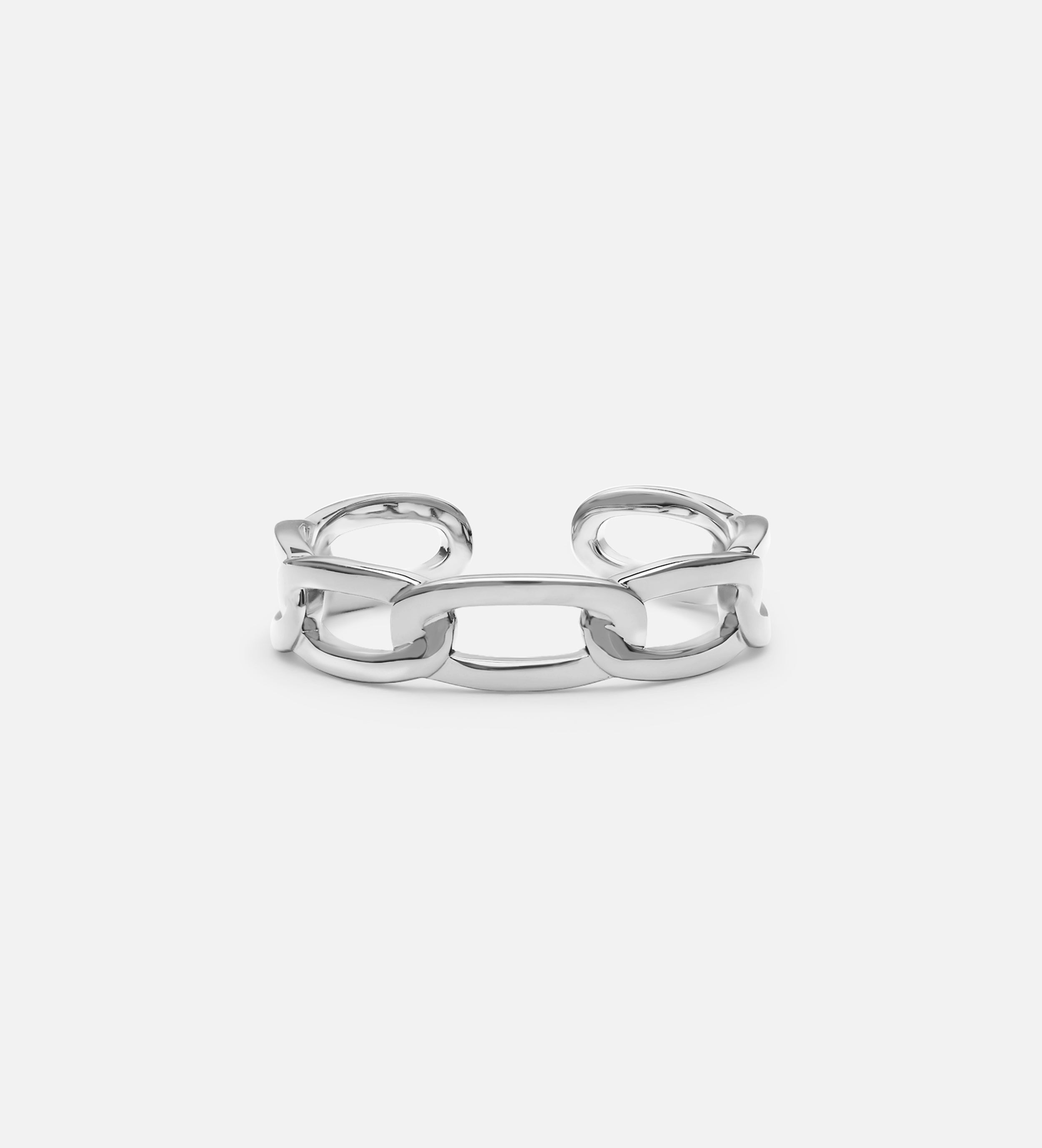 Paperclip Ring in Silver