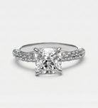 Nova Solitaire Band in 925 Silver with High - Quality White Simulated Diamonds - Ash & Harry