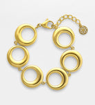 Orbit Energy Bracelet in Gold - Ash & Harry
