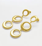 Orbit Energy Drop Earrings in Gold - Ash & Harry