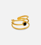 Orbit Obsidian Ring