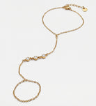 Orion Starline Hand Chain in Gold With High Quality Simulated Diamonds - Ash & Harry