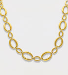 Oval Echo Link Necklace in Gold - Ash & Harry