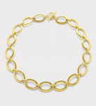 Oval Link Toggle Necklace in Gold - Ash & Harry
