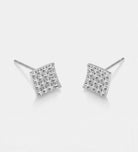Pixel Pavé Studs With High Quality Simulated Diamonds - Ash & Harry