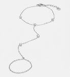 Rania Hand Chain in Silver - Ash & Harry