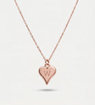 Royal Card Initial Necklace - in 18K Rose Gold Plating on 925 Silver - Ash & Harry