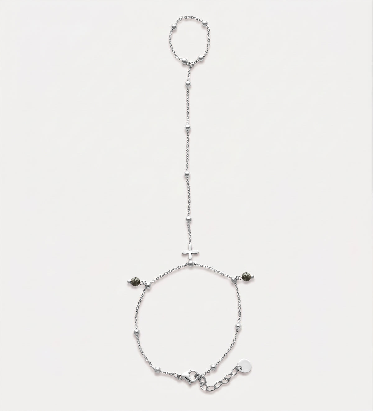 Sahara Hand Chain in Silver - Ash & Harry