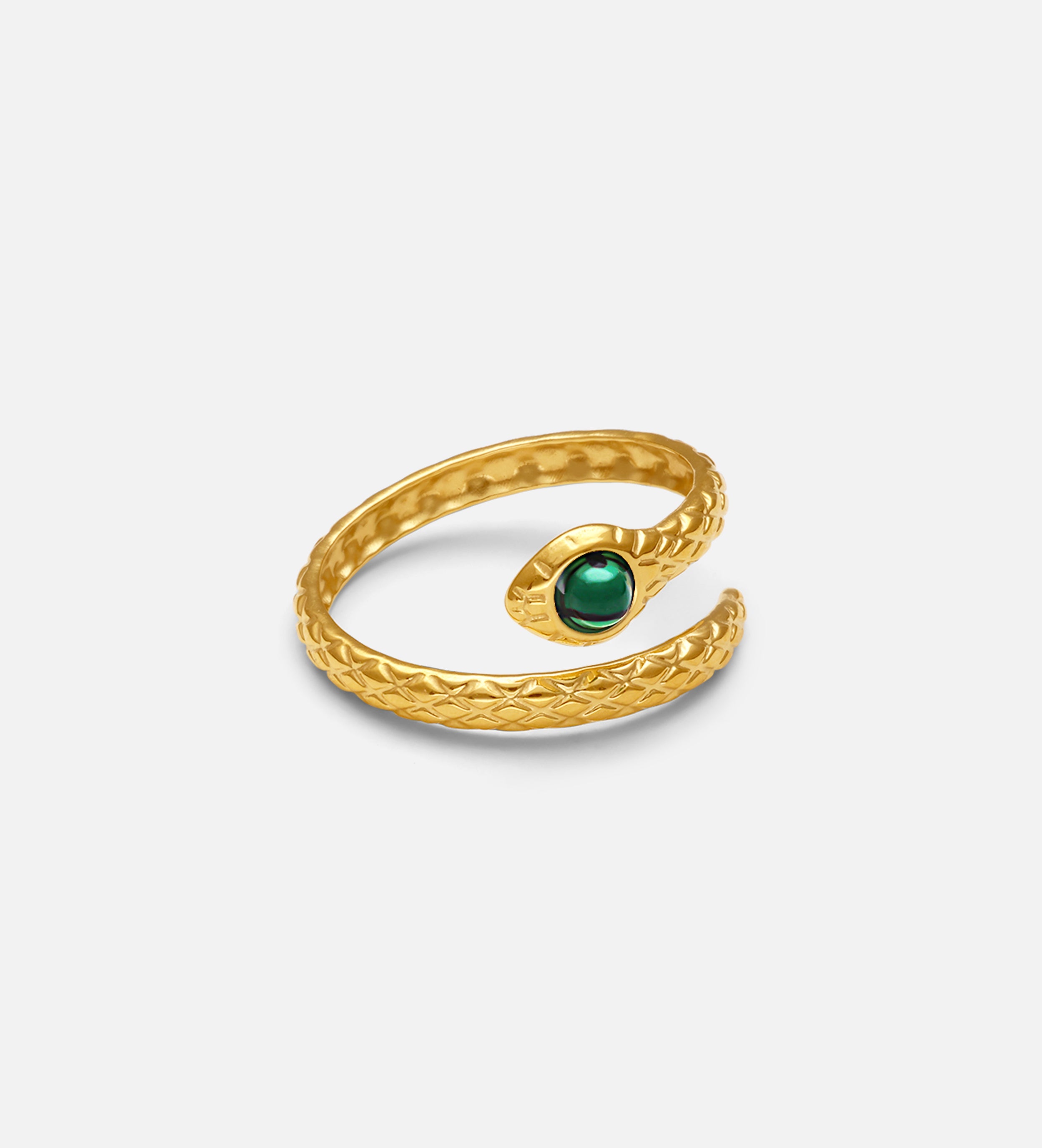 Serpentine Malachite Ring