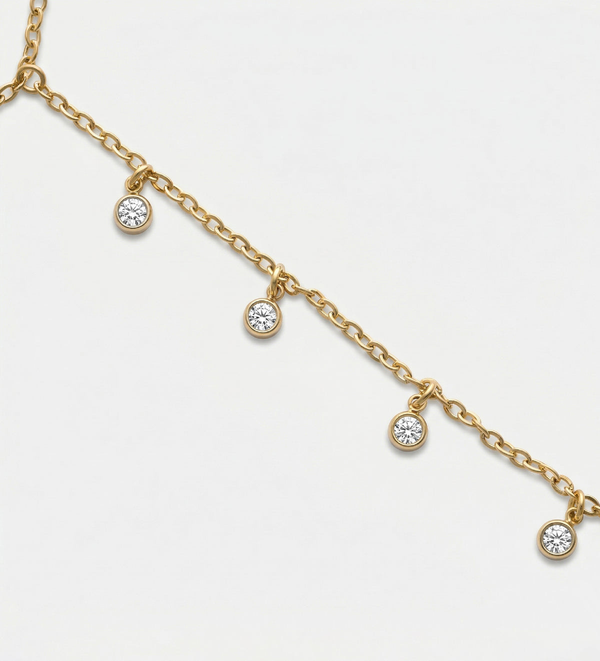 Stardrop Cascade Hand Chain With High Quality Simulated Diamonds - Ash & Harry