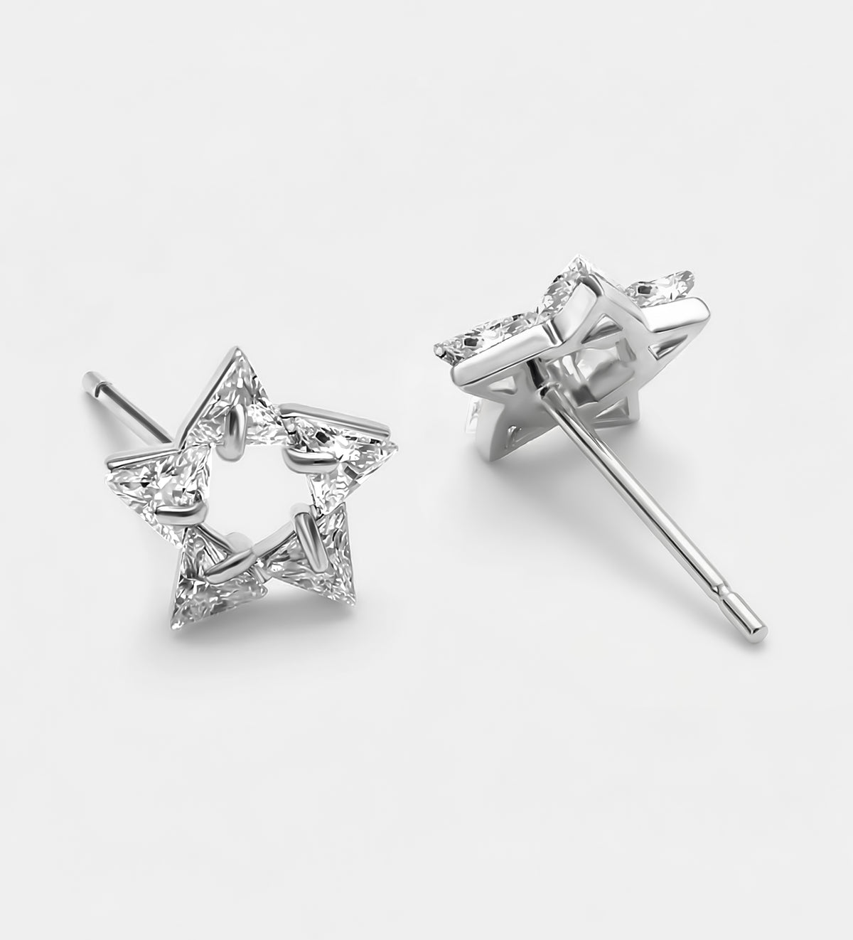 Starline Studs With High Quality Simulated Diamonds - Ash & Harry