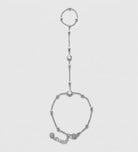 Starlink Bezel Hand Chain in Silver With High Quality Simulated Diamonds - Ash & Harry