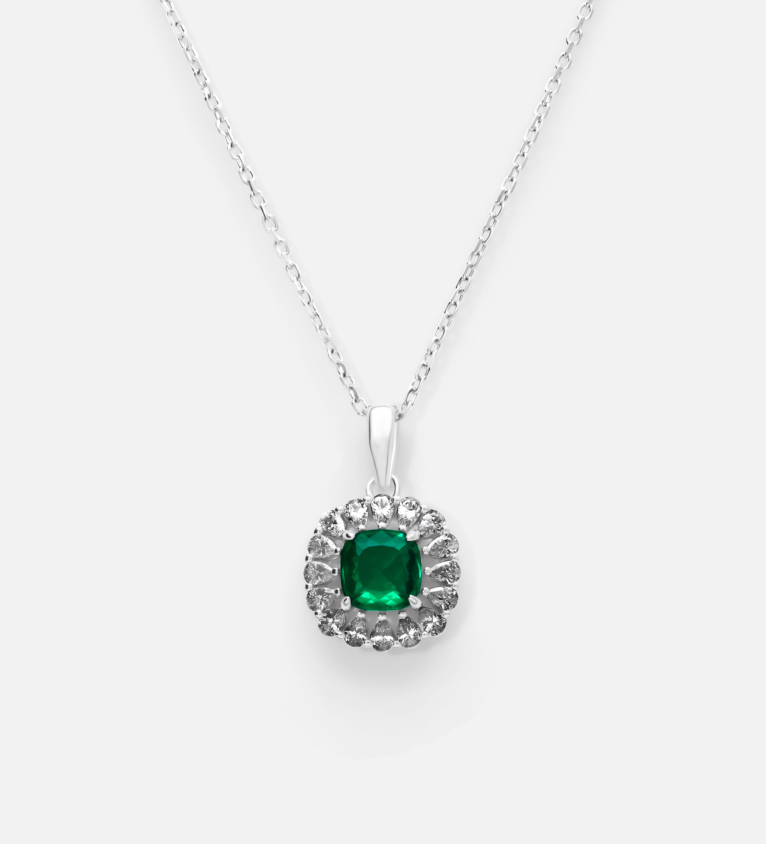 Timeless Emerald Garland Pendant