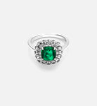 Timeless Emerald Garland Ring