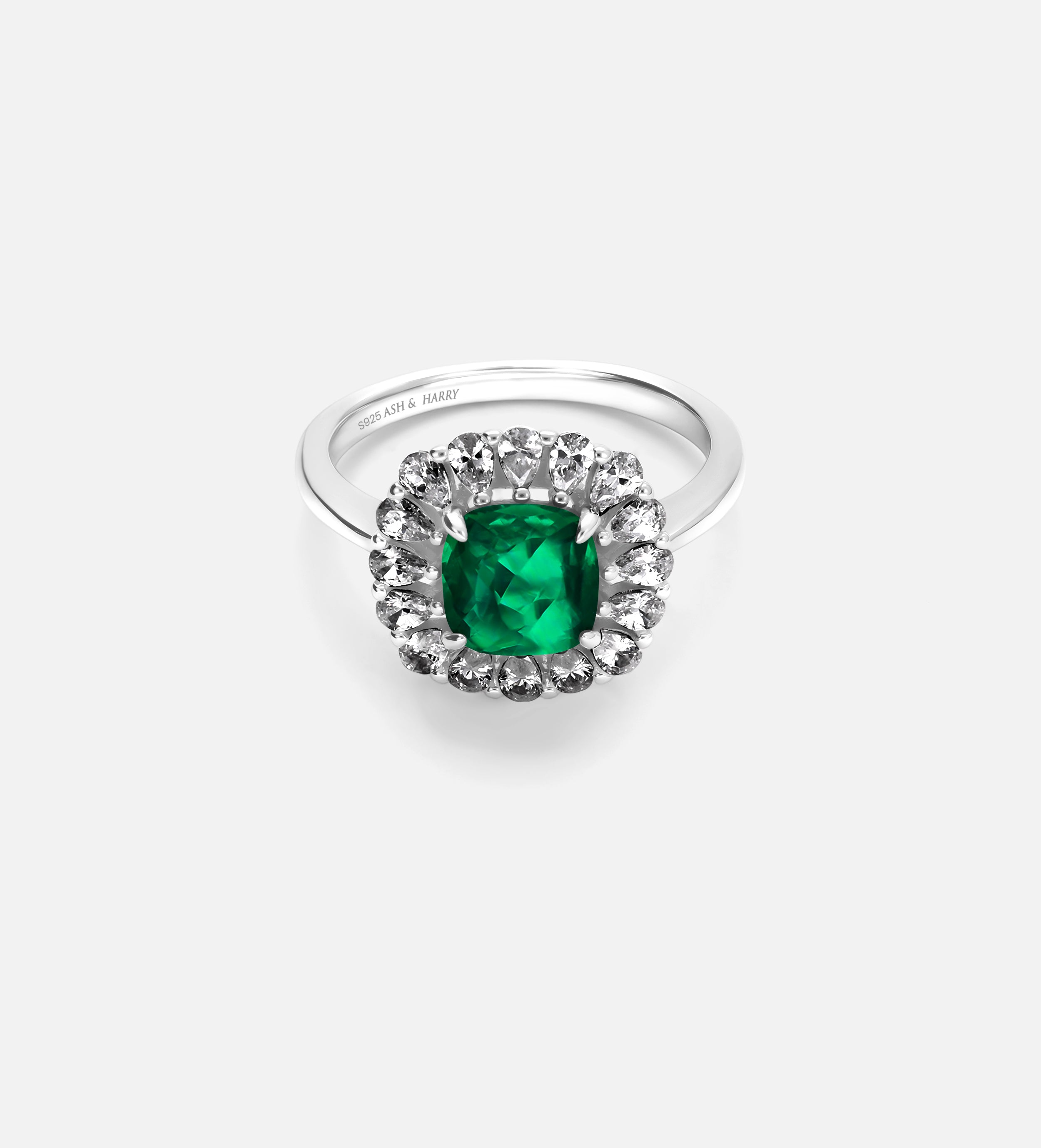 Timeless Emerald Garland Ring