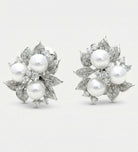 Trio Pearl Bloom Full Set in Silver - 2 Items - Ash & Harry