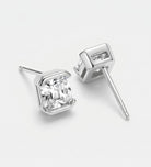 Urban Square Studs With High Quality Simulated Diamonds - Ash & Harry