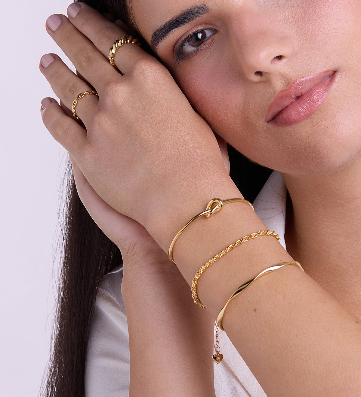 Rope Bracelet in 18k Gold Plating on 925 Silver - Ash & Harry