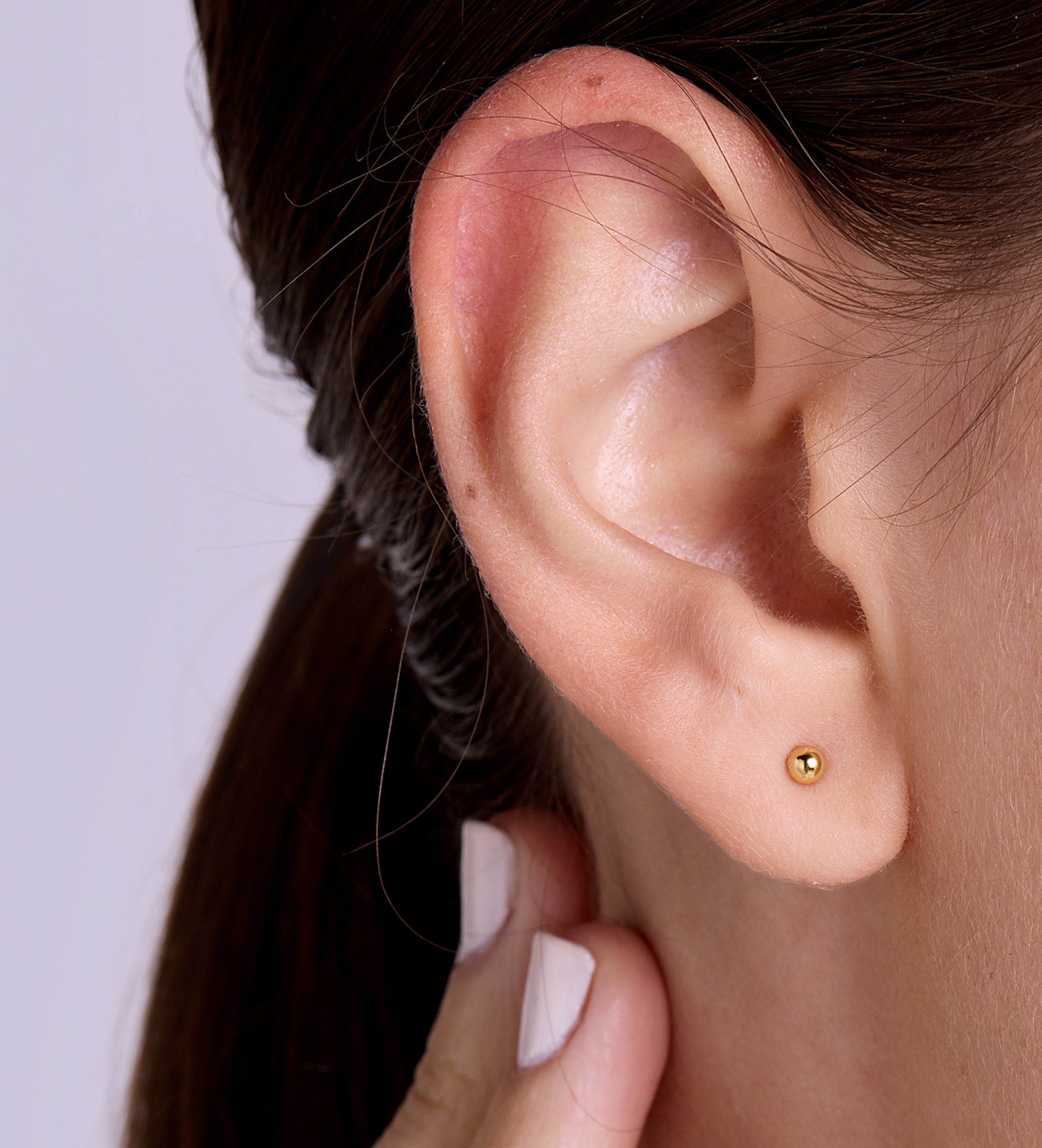 Ball Studs in Gold